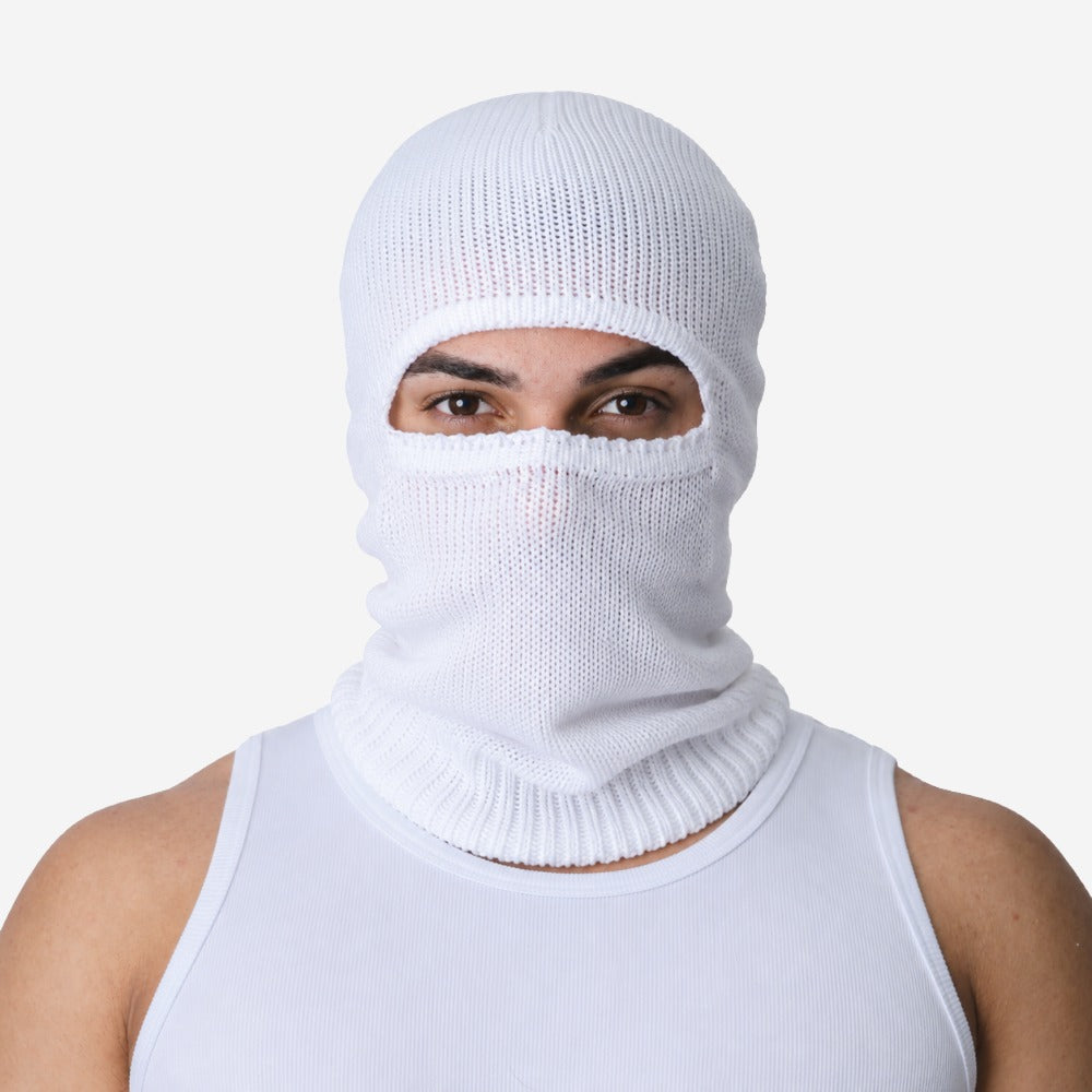 Capuz Balaclava de Lã Branco Modelo Ninja Para Baixas Temperaturas Maicol C.A 31808