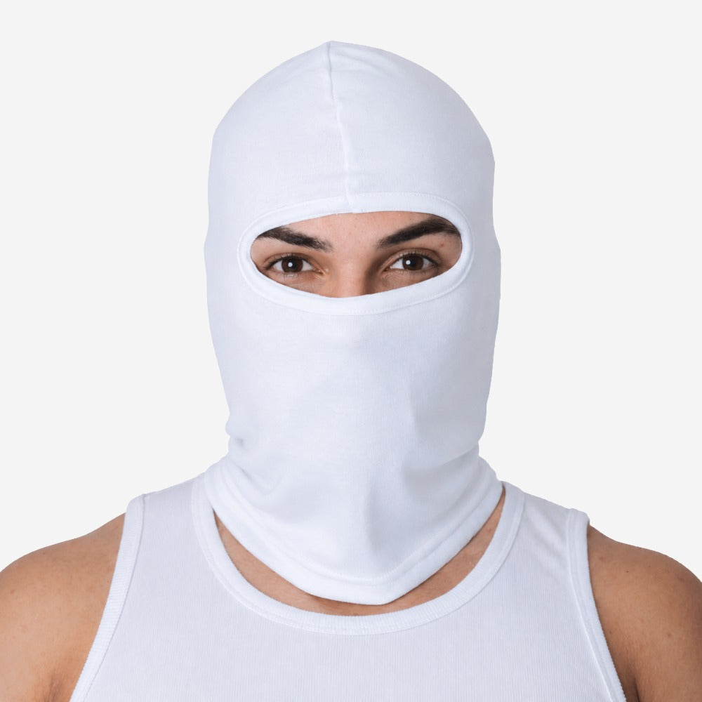 Capuz Balaclava de Suedine Branco Modelo Ninja Para Baixas Temperaturas Maicol C.A 10979