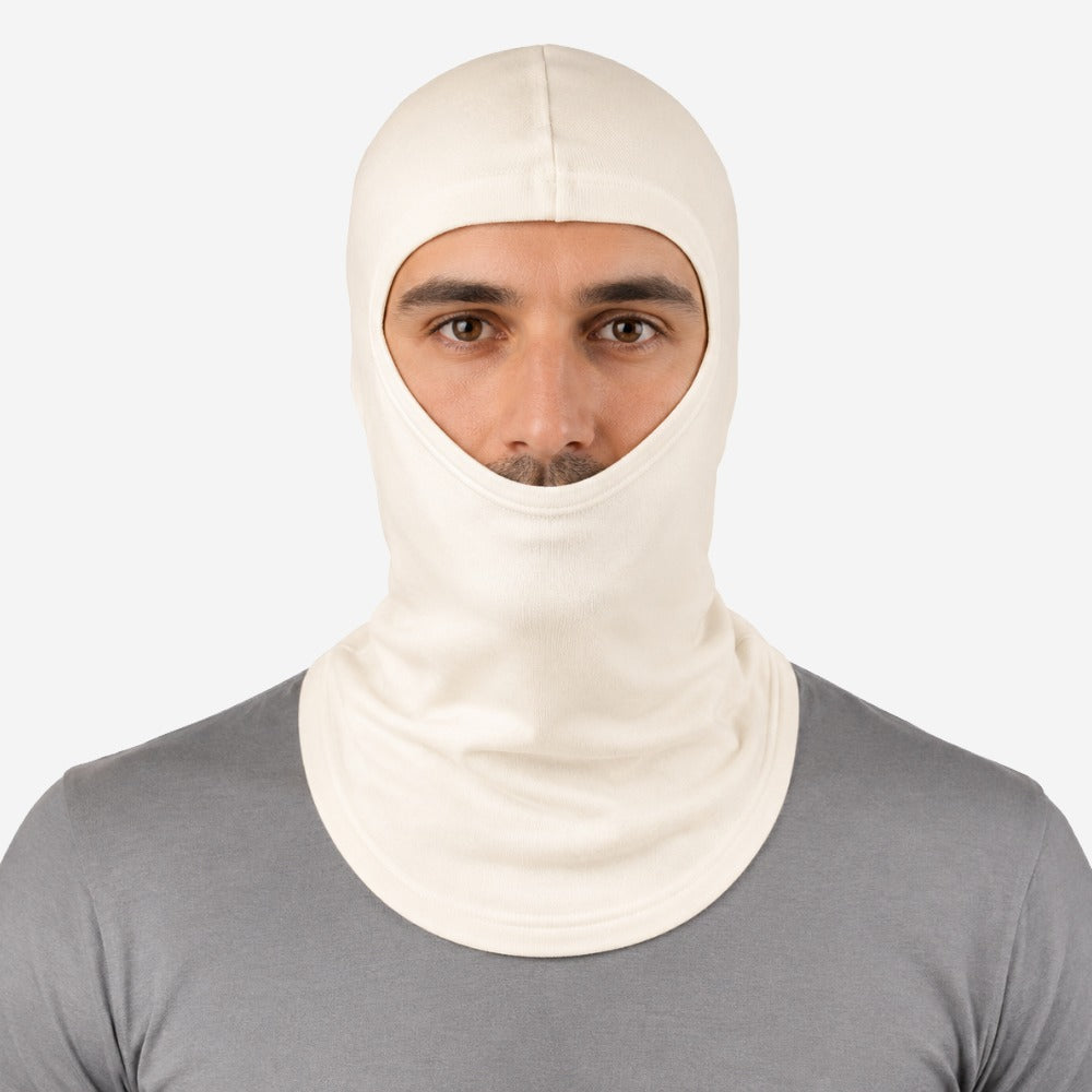Capuz Balaclava para Bombeiro em Malha de Aramida Bege Tamanho M 42cmx22cm Hércules HJ66000MD CA 15307