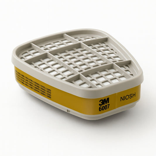 Cartucho Químico Mercúrio e Vapores Orgânicos Para Respiradores 3M 6007 70071730074