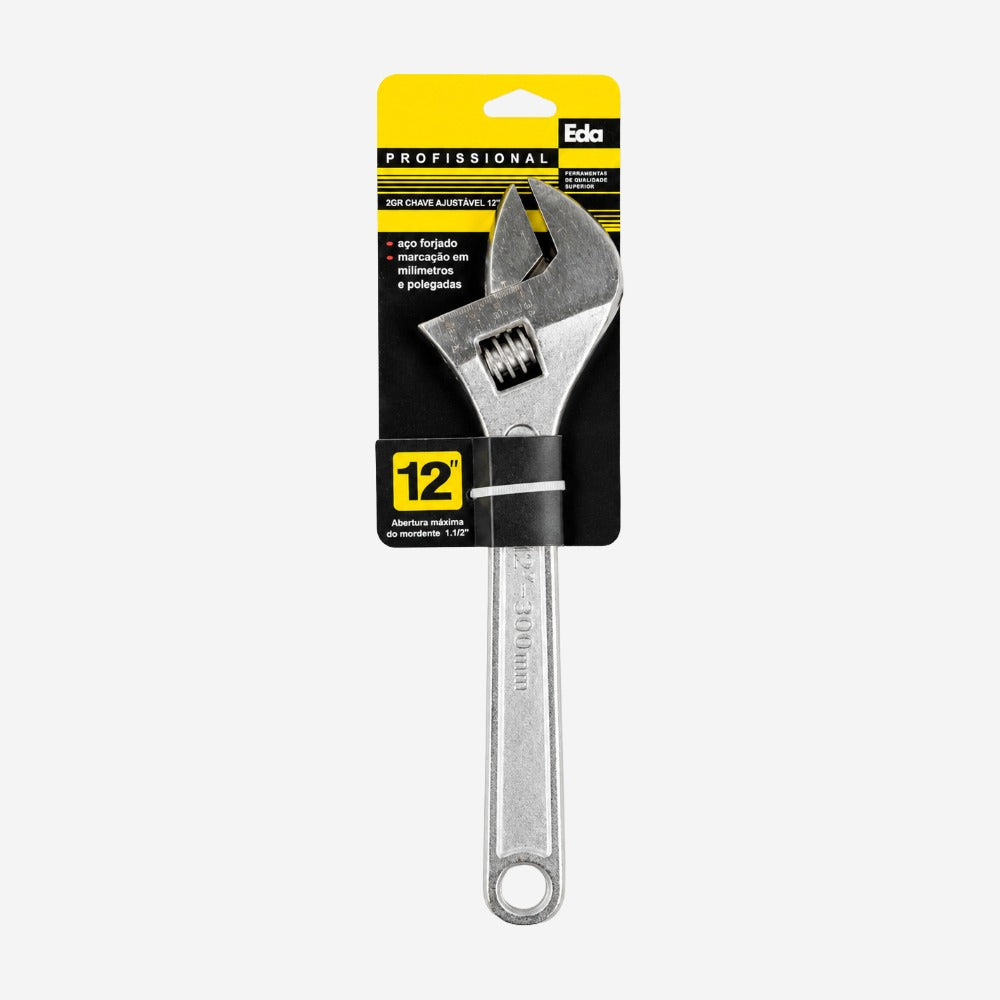 Chave Ajustável 12 300mm para Ajustes e Manutenção Eda 2GR