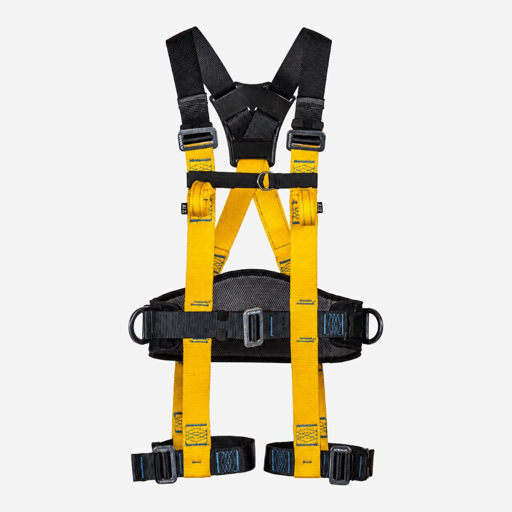 Cinto Paraquedista Abdominal para Trabalho em Altura 3 Pontos Poliéster Athenas AT 7015 ATHOS CONFORT CA 37977