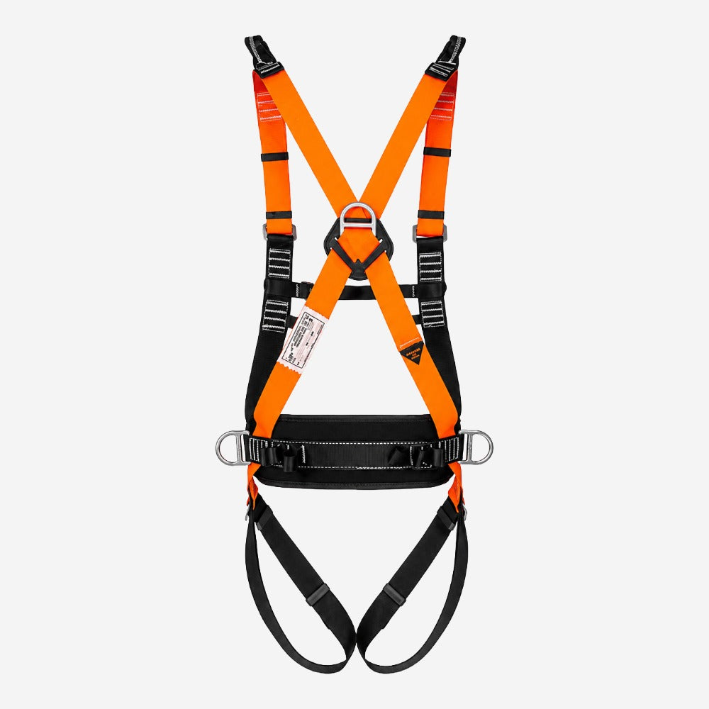 Cinto Paraquedista Abdominal para Trabalho em Altura com Apoio Lombar 6 Pontos de Conexão Espaço Confinado Fita Poliéster MG Cinto MULT 2010A CA 35519