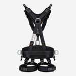 Cinto Paraquedista Abdominal para Trabalho em Altura com Apoio Lombar 7 Pontos de Conexão Espaço Confinado Fita Poliéster MG Cinto MULT 1270 CA 38984