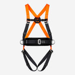 Cinto Paraquedista Abdominal para Trabalho em Altura com Apoio Lombar Almofadado 3 Pontos de Conexão Fita Poliéster 45mm MG Cinto MULT 2010C CA 36810