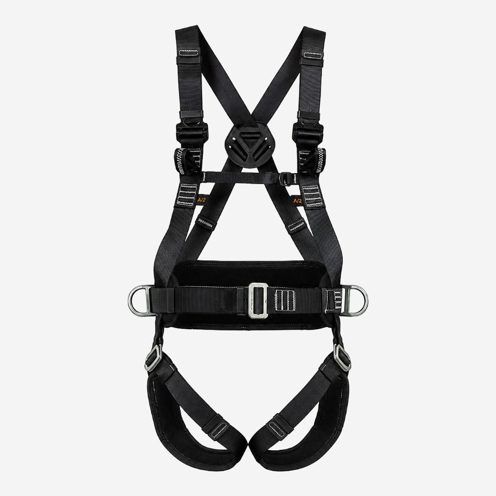 Cinto Paraquedista Abdominal para Trabalho em Altura com Apoio Lombar Almofadado 4 Pontos de Conexão Fita Poliéster 45mm MG Cinto MULT 2011A CA 35510