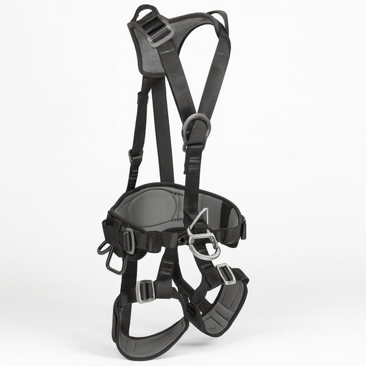 Cinto Paraquedista Com Encosto Acolchoado 5 Pontos de Ancoragem Tamanho 2 Ultra Safe Torino Light Inox USC40061INX02 CA 45396