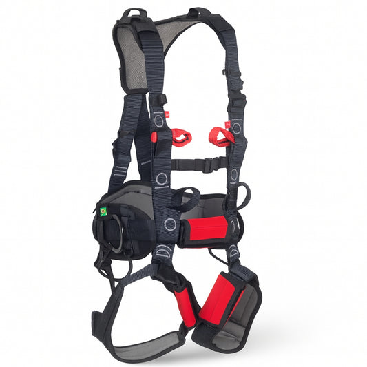 Cinto Paraquedista Dielétrico Com Encosto Acolchoado 5 Pontos de Ancoragem Tamanho 1 Ultra Safe Verona Lock De USC40010DE01 CA 45186