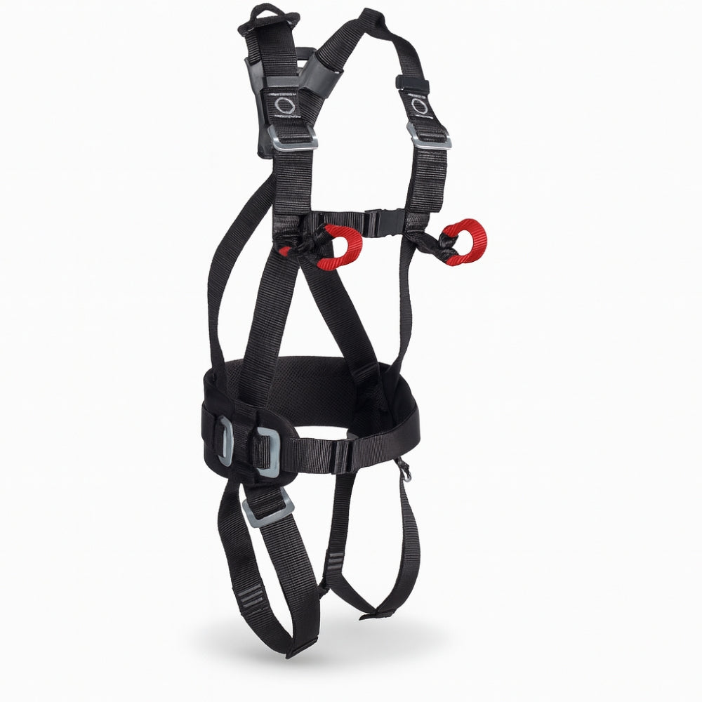 Cinto Paraquedista Para Espaço Confinado Com Encosto Acolchoado 4 Pontos de Ancoragem Ultra Safe Potenza Telecom Neo USC00310100 CA 45398