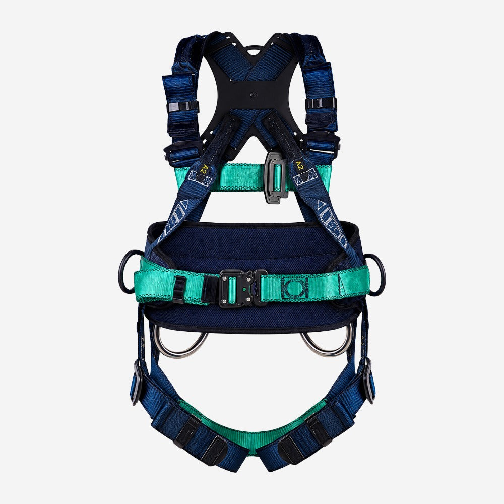 Cinturão Paraquedista Abdominal para Trabalho em Altura Espaço Confinado 4 Pontos de Conexão Poliéster Hércules HL012ACT CA 39991