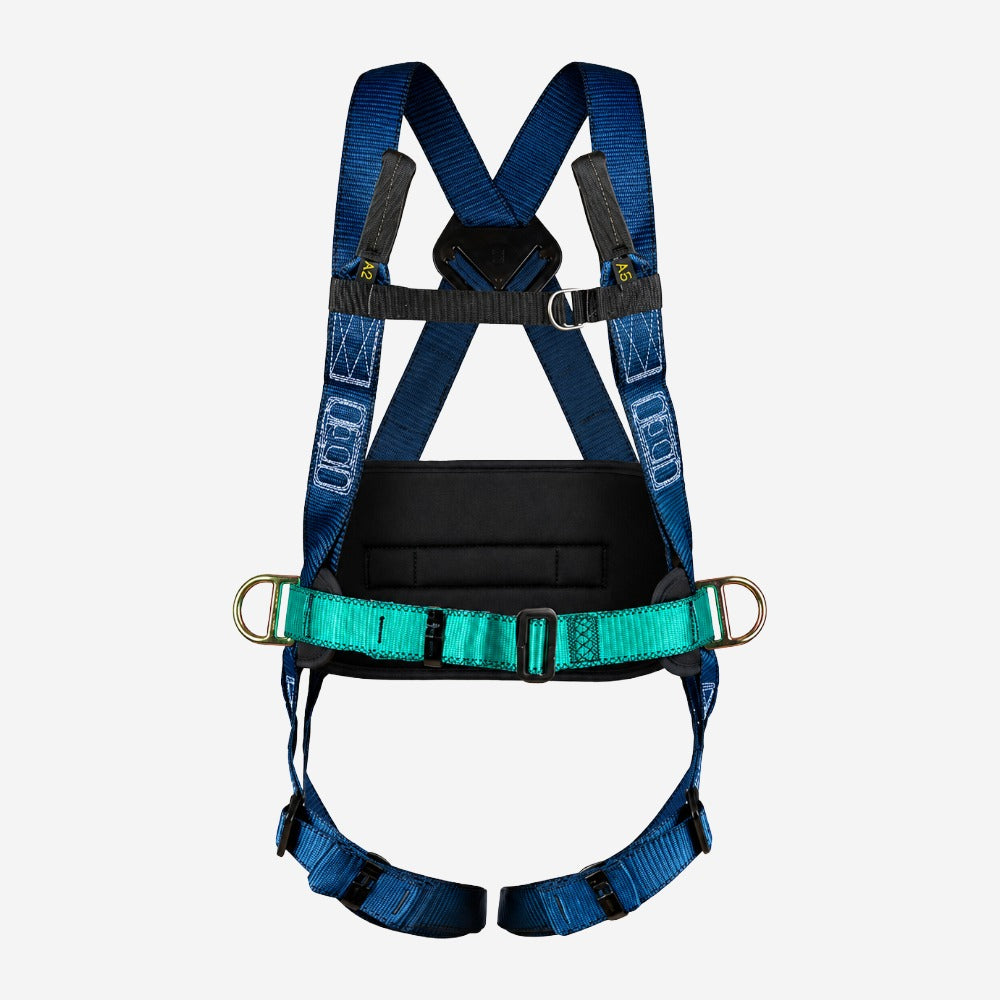 Cinturão Paraquedista Abdominal para Trabalho em Altura Posicionamento 3 Pontos de Conexão Poliéster Hércules HL01202CAST CA 36644