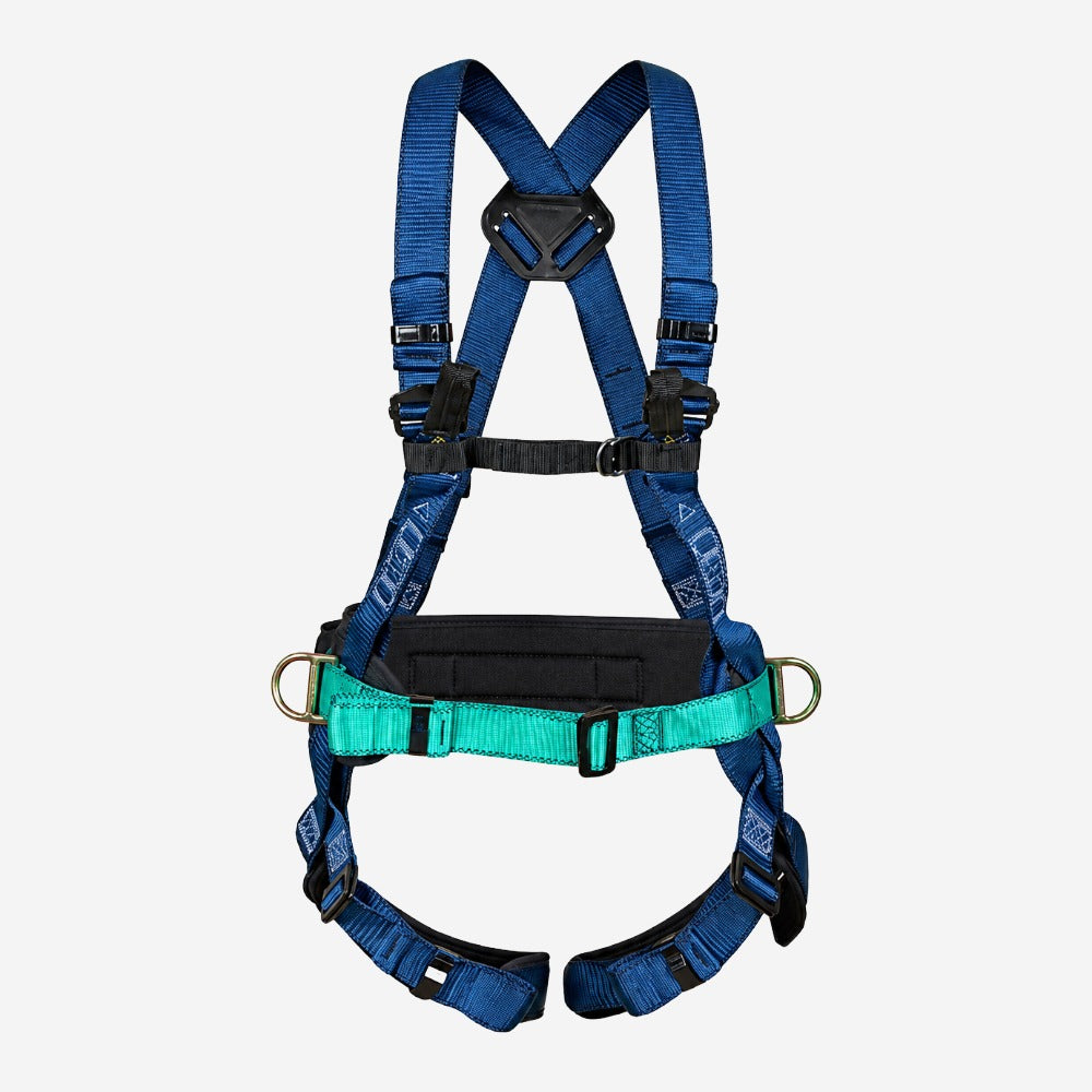 Cinturão Paraquedista Abdominal para Trabalho em Altura Posicionamento 3 Pontos de Conexão Poliéster Hércules HL012ACSL CA 36617