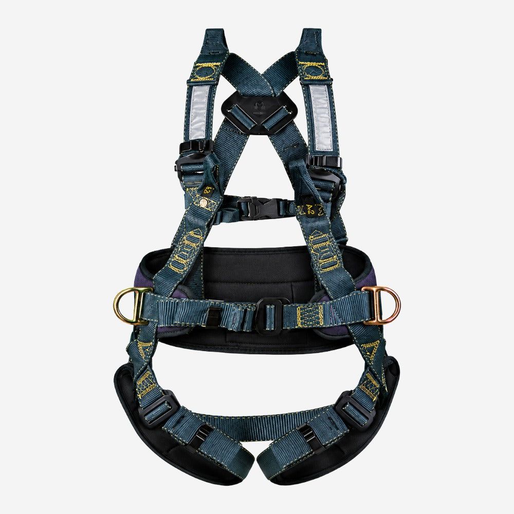 Cinturão Paraquedista Abdominal para Trabalho em Altura Soldagem 4 Pontos de Conexão Para-Aramida Hércules HL40001PRST CA 36620