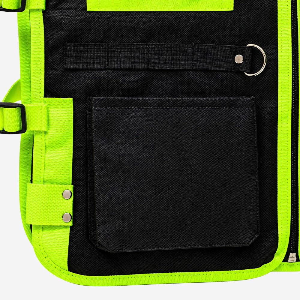 Colete Porta-Ferramentas com Tela Respirável Ajuste Lateral e Múltiplos Bolsos para Construção Civil e Manutenção Steelflex STF-VACL96040