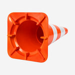 Cone de Sinalização NBR 15071 Tipo II 75cm Flexível Refletivo para Rodovias e Obras KTELI