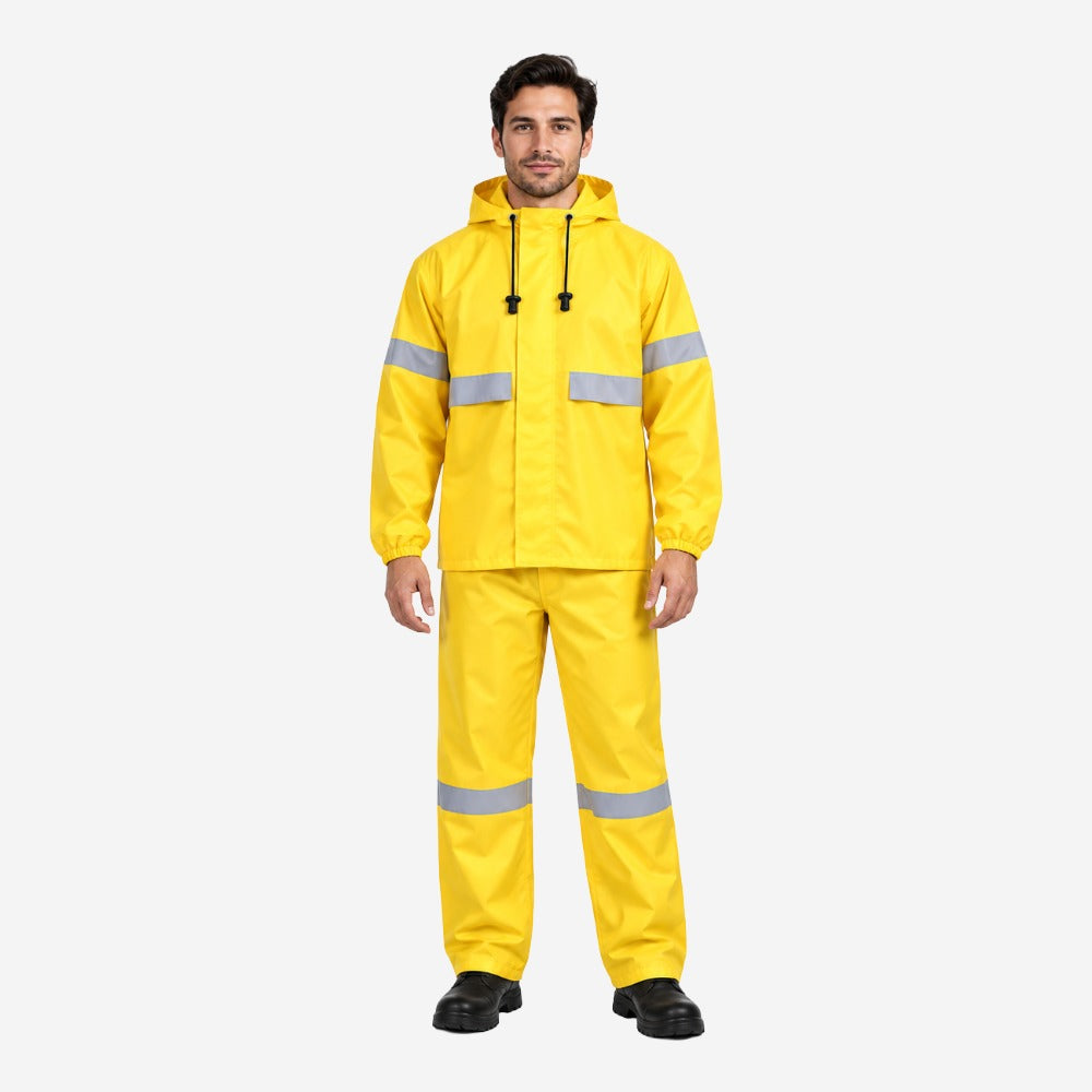 Conjunto Impermeável 3120T Transpassado em Nylon com Refletivos Vértice CA 28742/28740