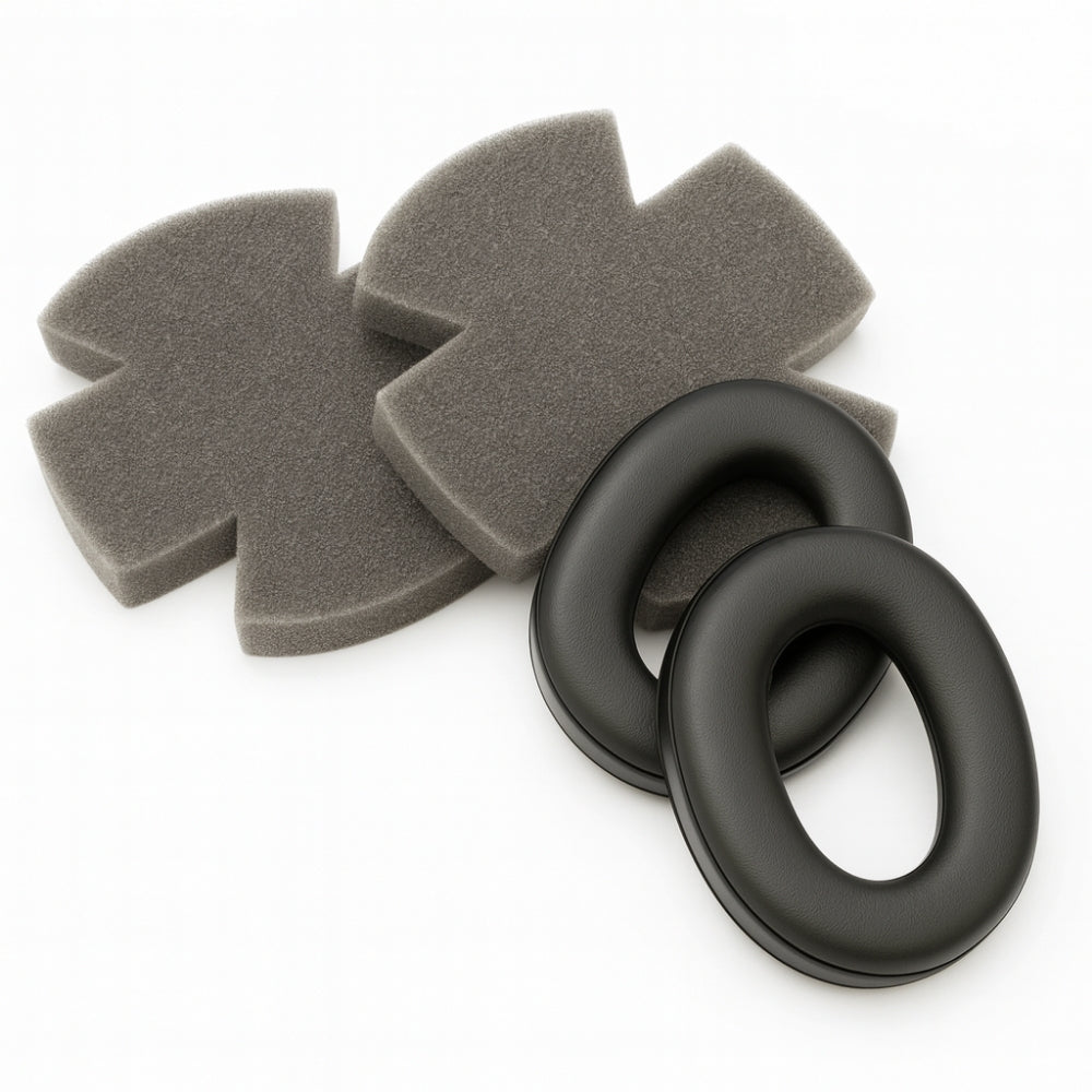 Conjunto de Reposição de Almofadas e Espumas Internas Para Abafador Peltor H10 3M HY10 HB004060750