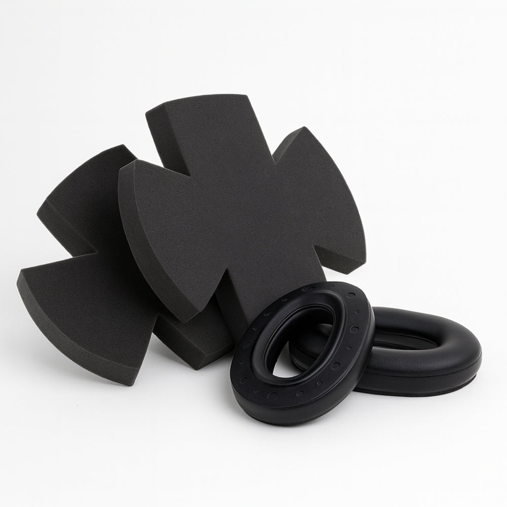 Conjunto de Reposição de Espumas e Almofadas Para Abafador Peltor X5 3M HYX5 XA007707616