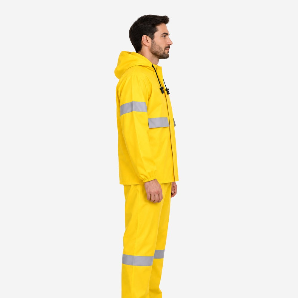 Conjunto de Chuva Ventilado Impermeável com Faixas Refletivas Vértice 3120 CAs 28742/28740