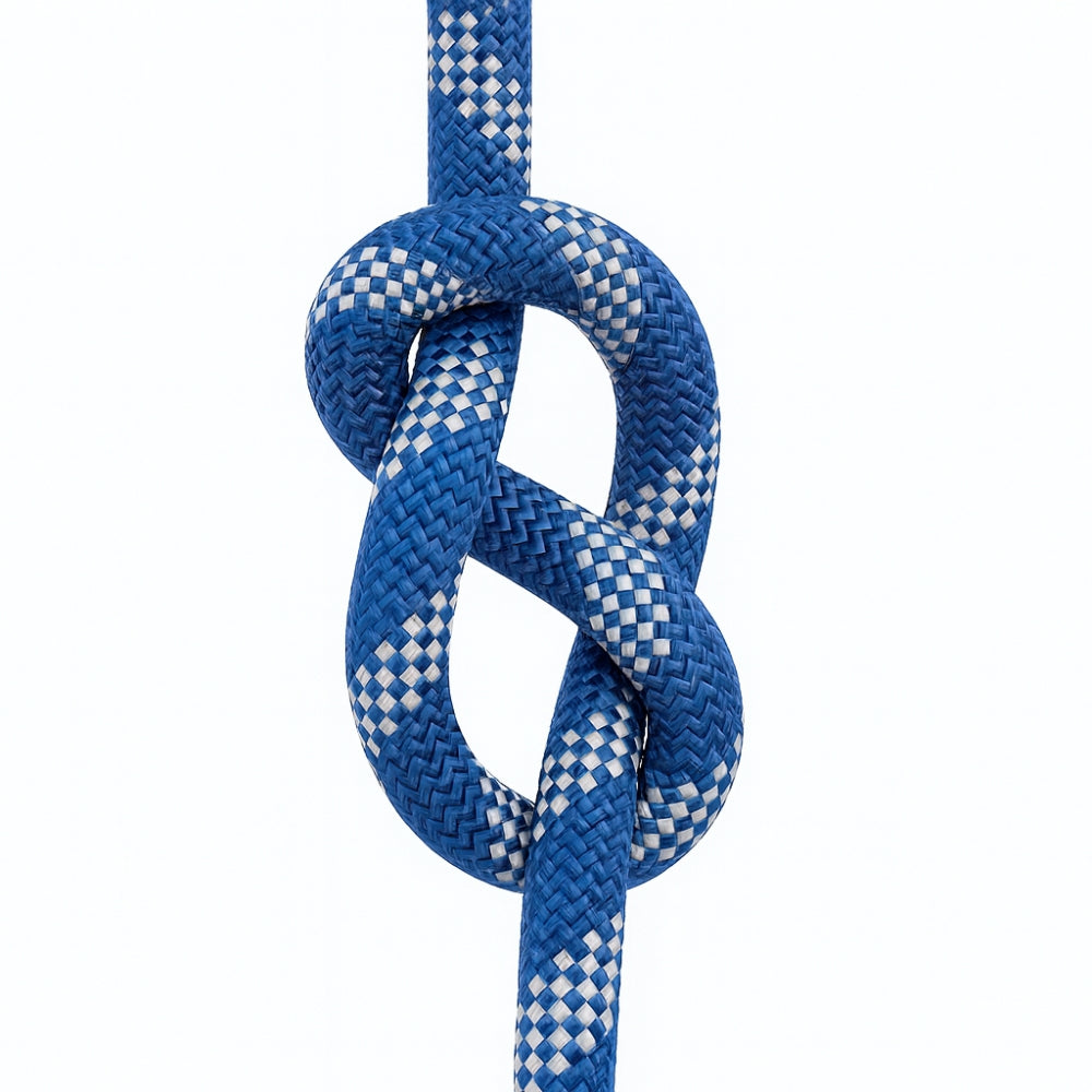 Corda Semi Estática 11mm Rolo com 100m Azul Com Filete Branco Ultra Safe Viper USR009125