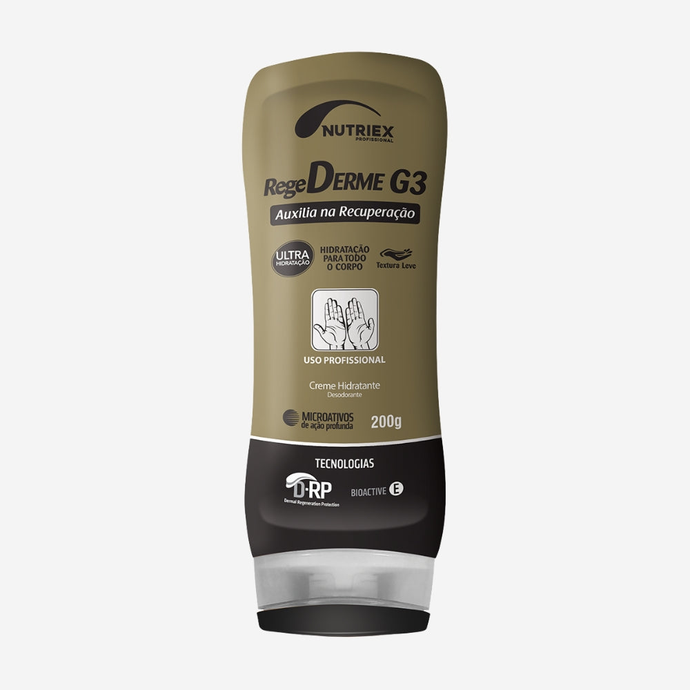 Creme Hidratante Para Mãos 200g Regeneração da Pele Nutriex Profissional RegeDerme G3 62232