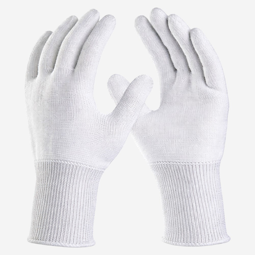 Luva de Proteção Anticorte Abrasão Polietileno e Fio de Aço Branco Danny Açoflex DA-12.580 C.A 47320