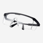 Óculos de Segurança Incolor Frontal e Lateral Lente em Policarbonato Antirrisco UVA e UVB Armação de Nylon Danny Fênix DA-14.500 C.A 9722