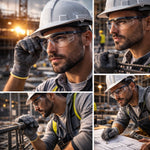 Óculos de Segurança Incolor Frontal e Lateral Lente em Policarbonato Antirrisco UVA e UVB Armação de Nylon Danny Fênix DA-14.500 C.A 9722