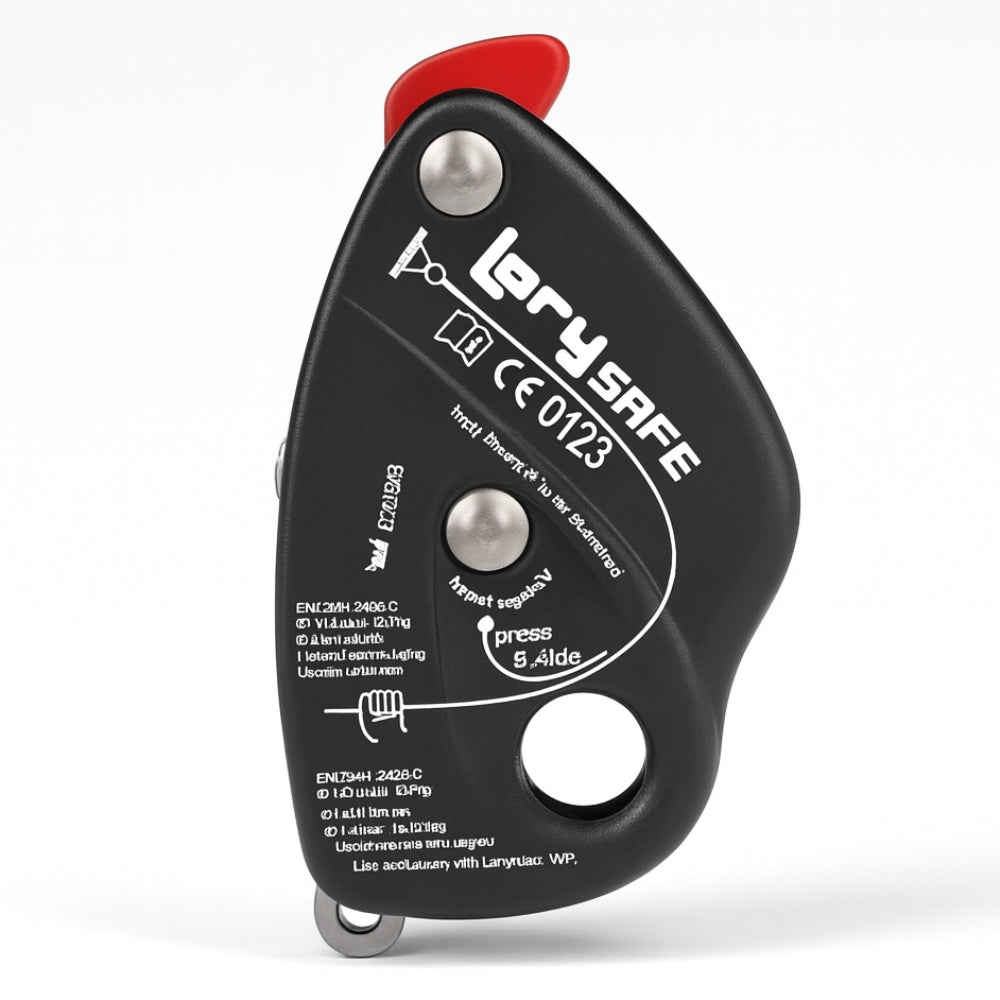 Descensor Antipânico Auto Blocante Até 225kg Para Cordas De 10-12mm Ultra Safe Lory Safe USR006000