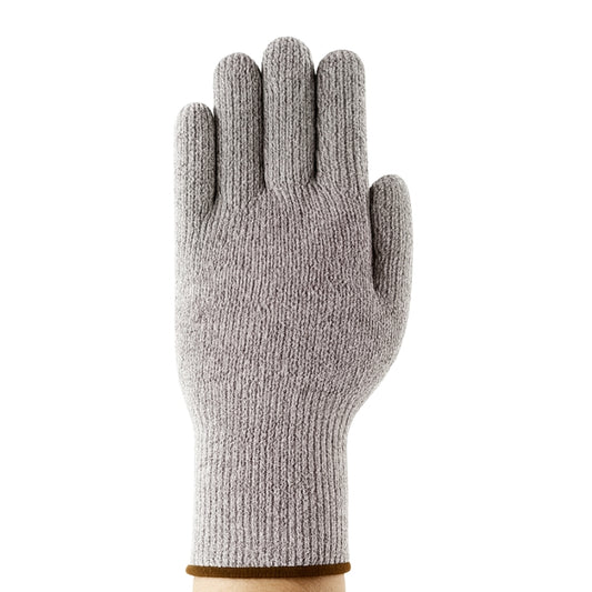 Luva de Proteção Anticorte Abrasão Tricotada Nylon Fibra de Vidro Cinza Ansell EDGE 48-700 CA 32718