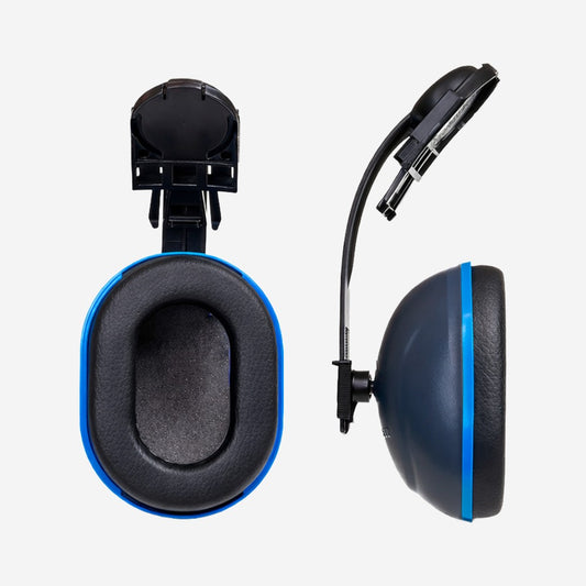 Abafador de Ruídos Tipo Concha 15 dB Azul Acoplável ao Capacete Camper C-200 Eco Soft Slim 800200E C.A 43430