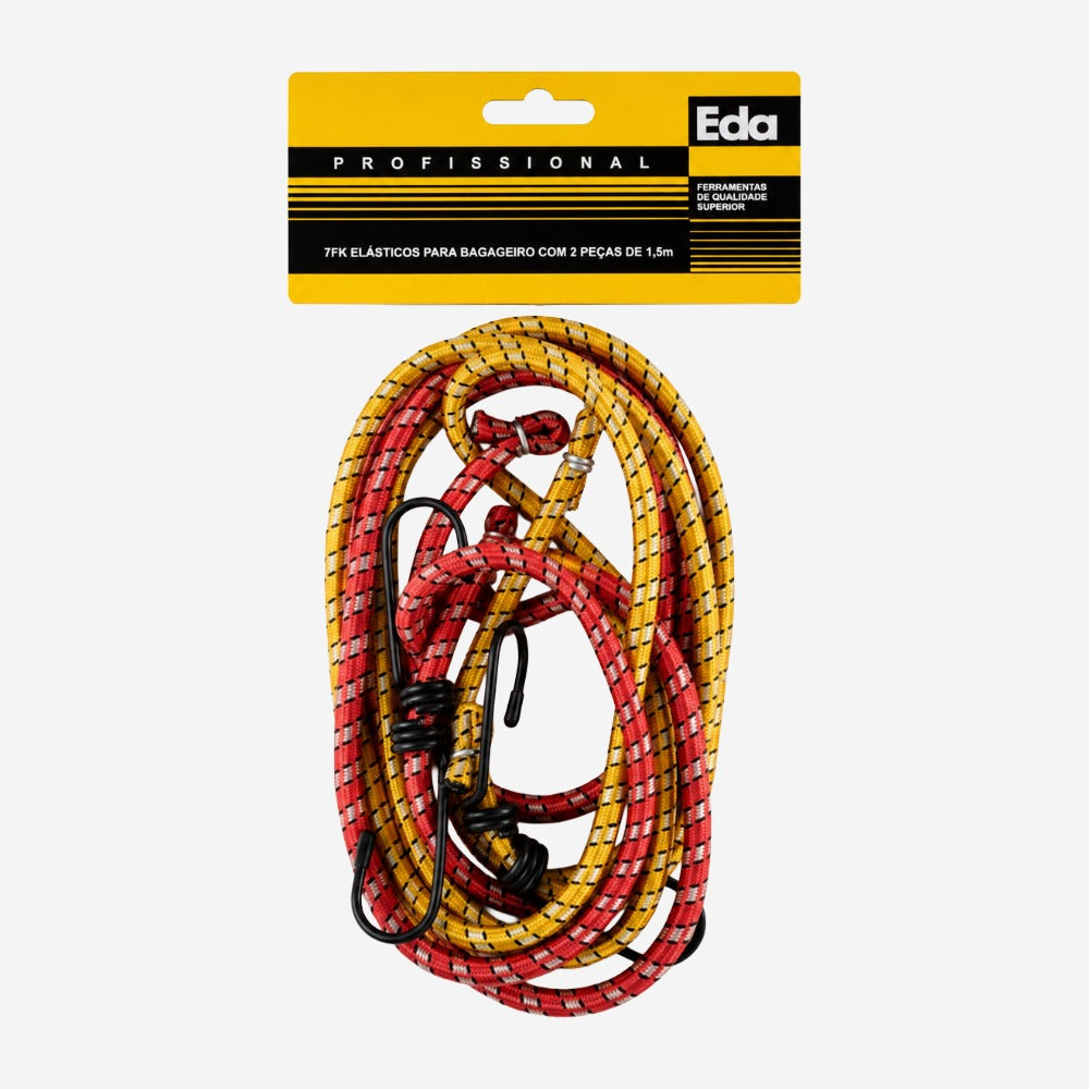 Elástico para Bagageiro 1,5m Jogo com 2 Peças Eda 7FK