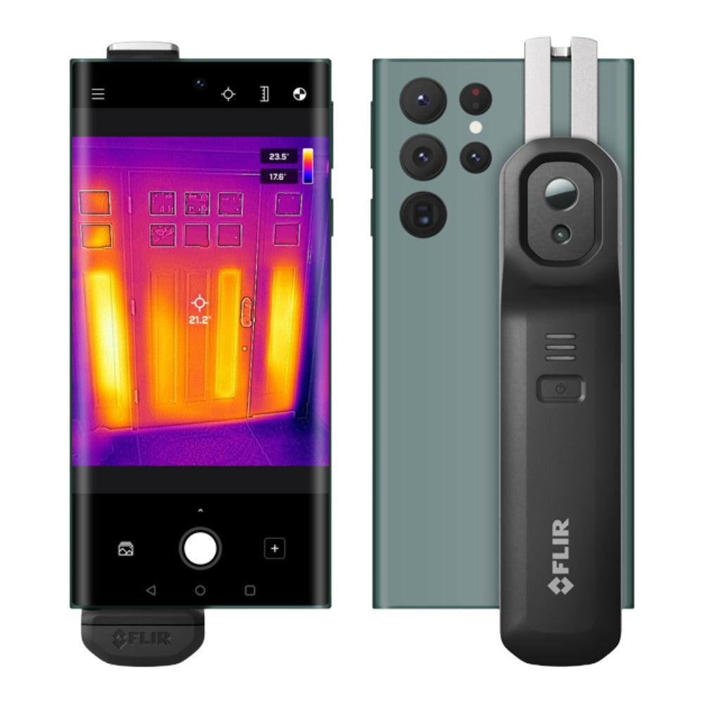 Câmera Termográfica Infravermelho 19.200 Pixels Compatível Com Smartphones Android e IOS Tela de 160 x 120 Píxels Flir One Edge Pro