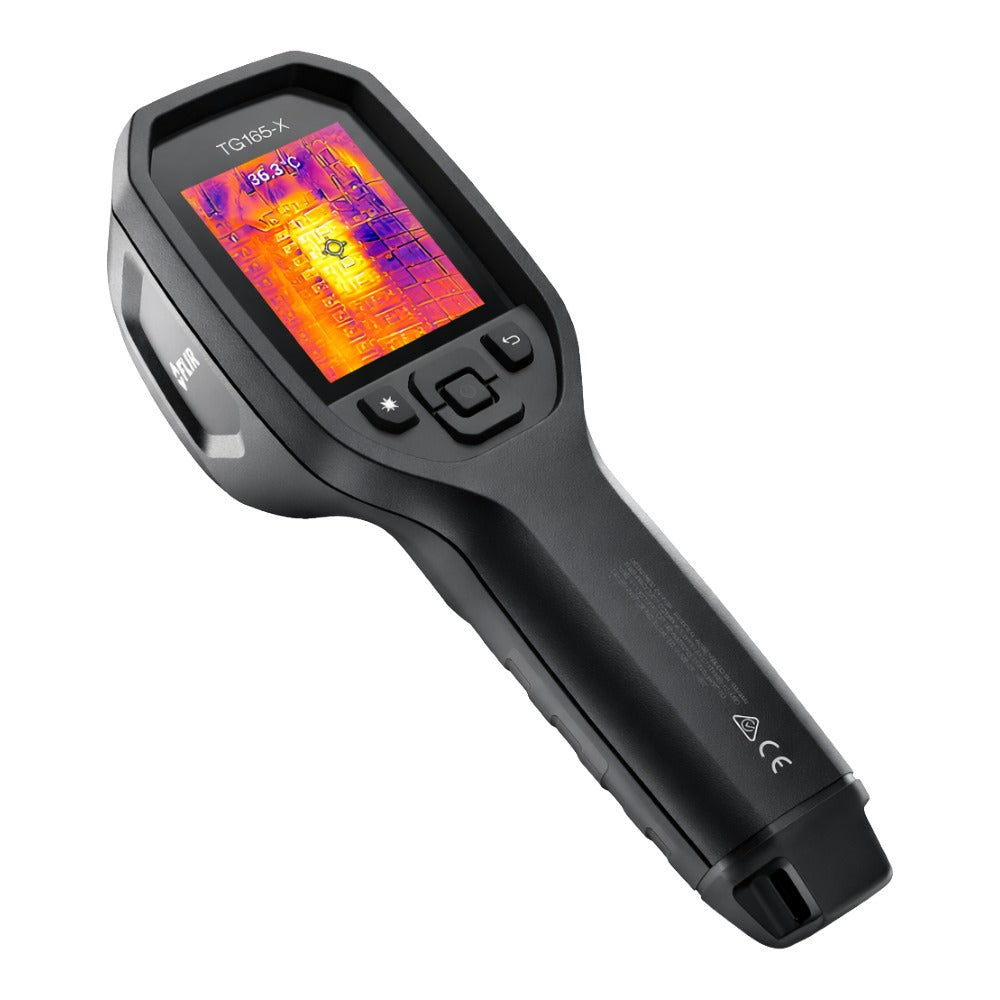 Câmera Termográfica Infravermelho Pontual 4.800 Pixels -25 °C a 300 °C Tela de 80 x 60 Flir TG165-X