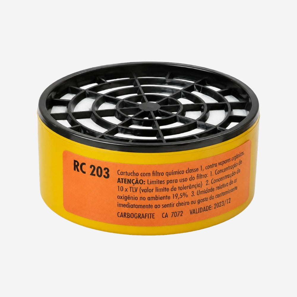 Filtro Cartucho RC203 para Respirador Semifacial Carbografite 012120412