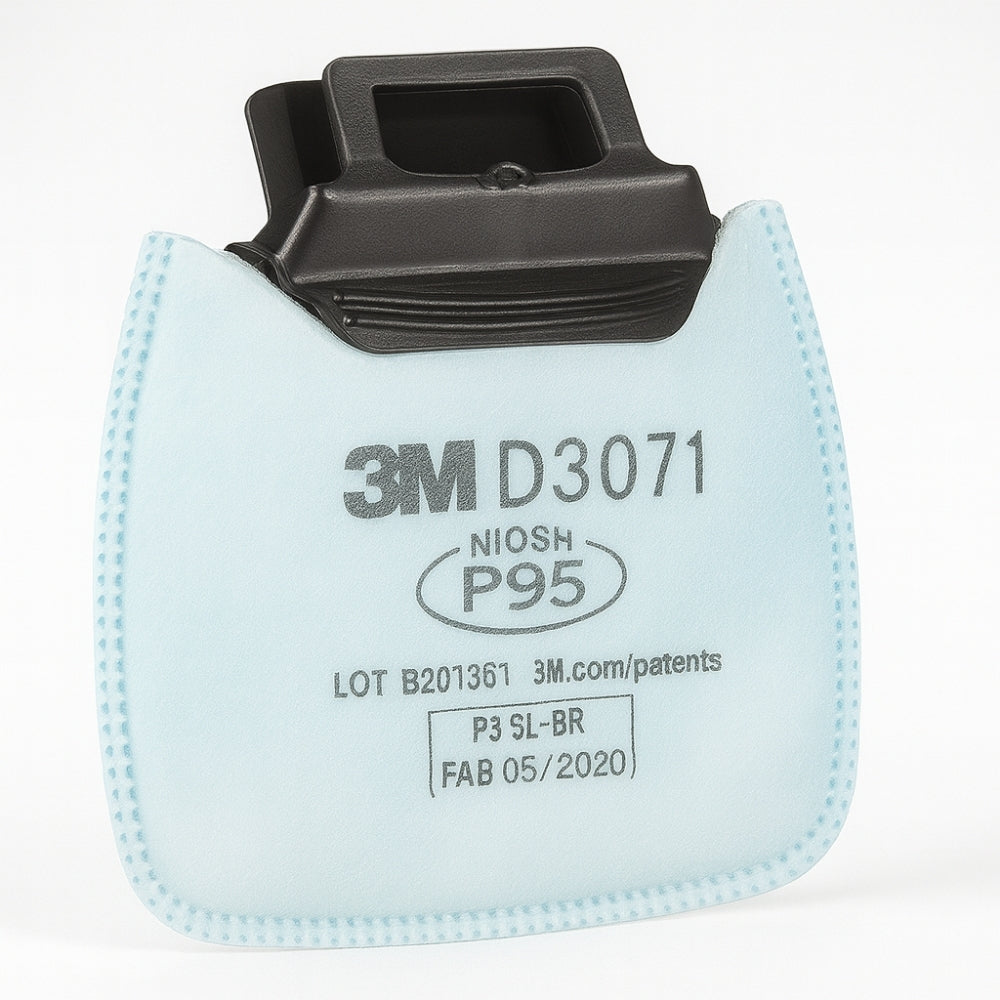 Filtro Mecânico Para Particulados Oleosos e Não Oleosos P2 Para Respiradores Secure Click 3M D3071 HB004659551