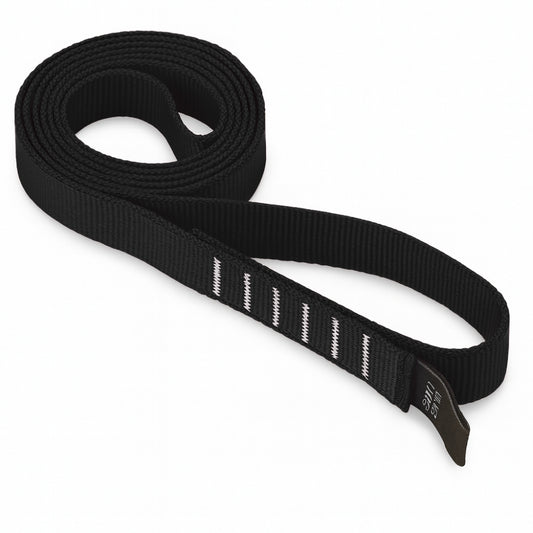 Fita de Ancoragem Preta Anel 60cm Em Poliéster 22 kN Ultra Safe USA0060000PR