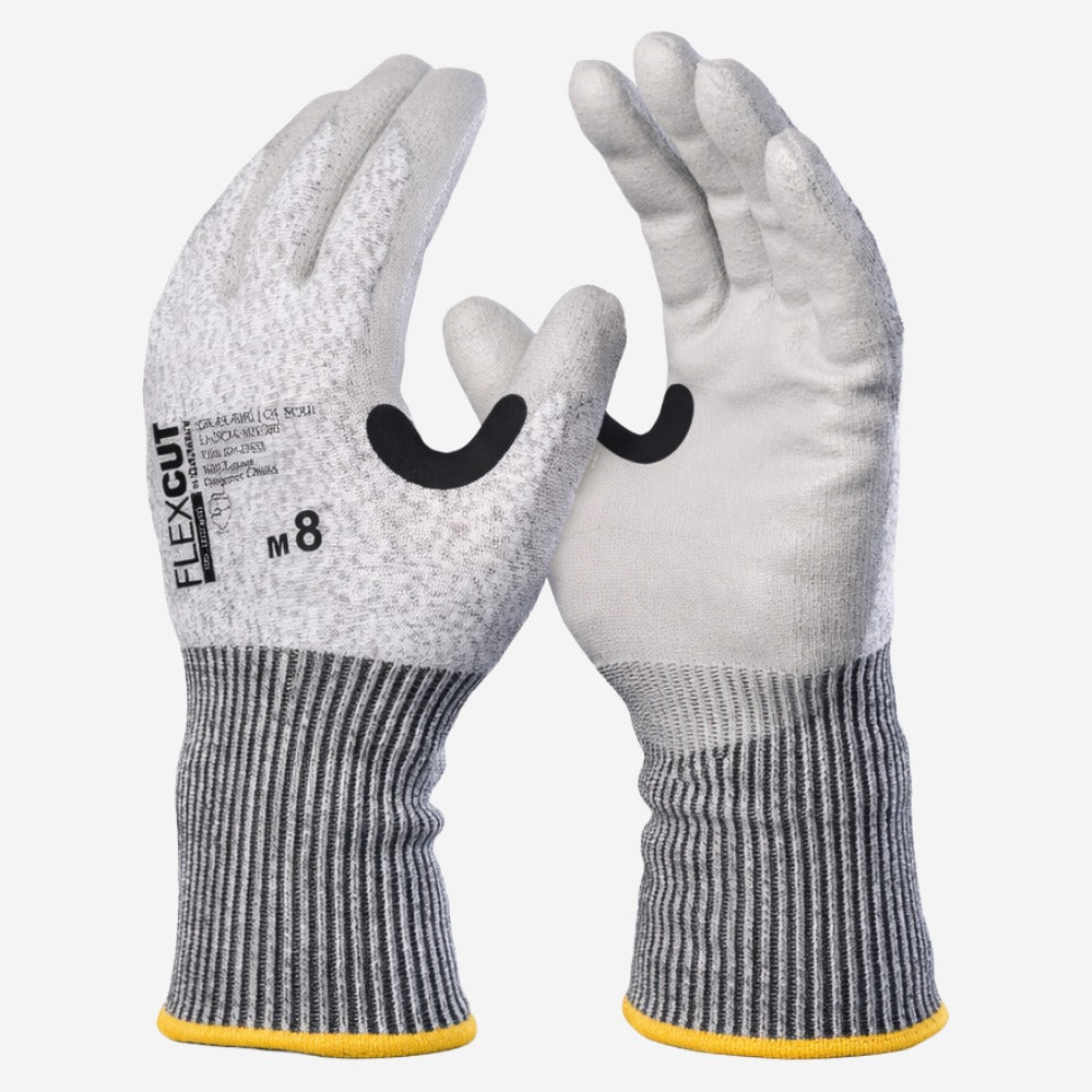Luva de Proteção Anticorte  Polietileno e PU Cinza Danny Flexcut DA-45.400 C.A 33997