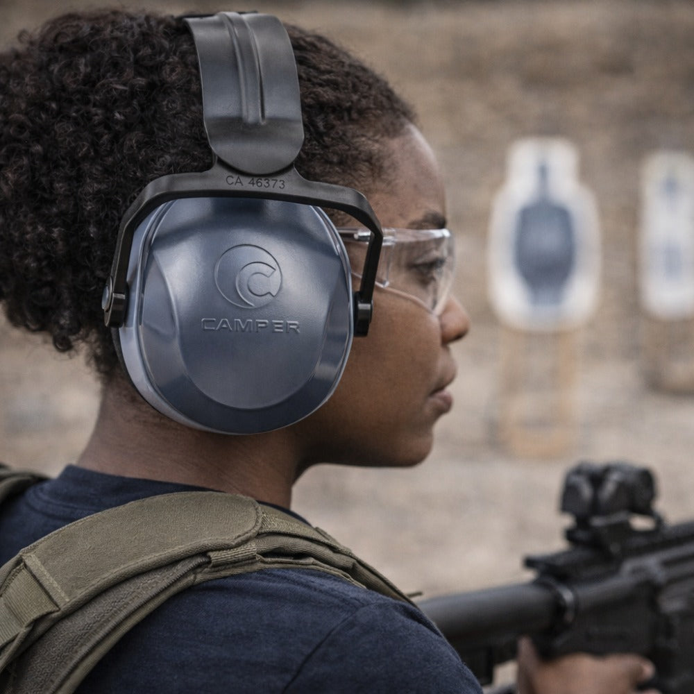 Abafador de Ruídos Tipo Concha 26 dB Azul Camper Confot Plus 800204 C.A 48054