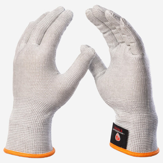 Luva de Proteção Anticorte Altas Temperaturas Até 250º C Grafeno e Fio de Aço Branco Danny GrapheFit DA-50.300 C.A 42707