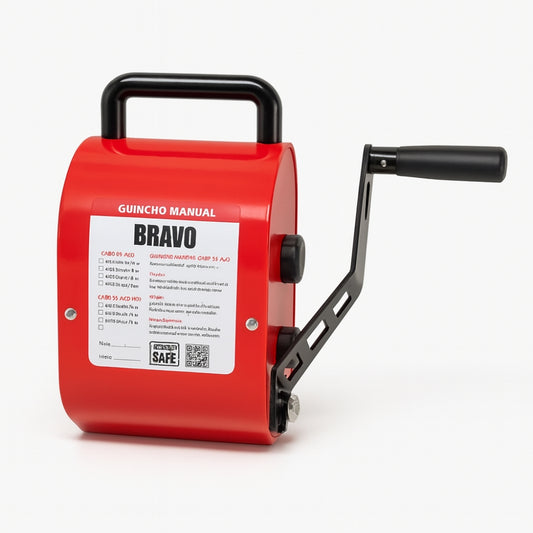 Guincho Manual de Cabo de Aço Galvanizado 10m 13 kN Ultra Safe Bravo USR009027
