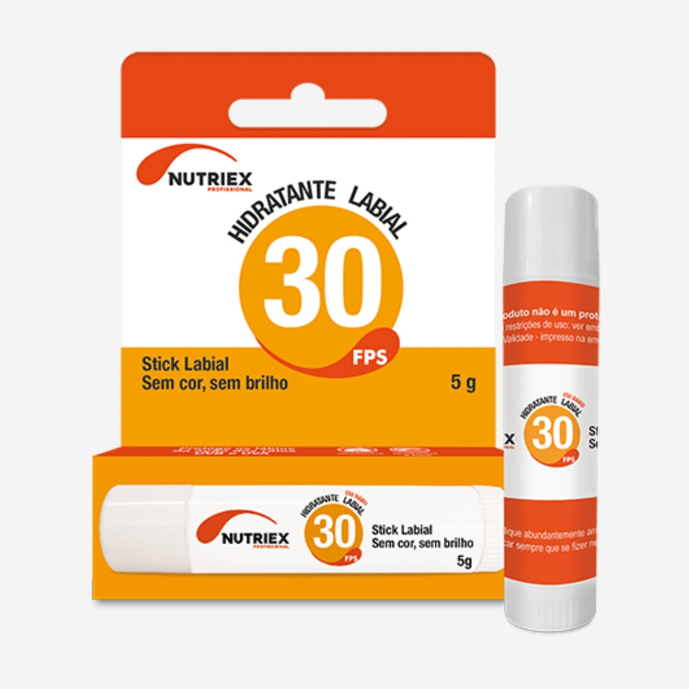 Hidratante Labial FPS 30 5g Sem Cor e Brilho Nutriex Profissional 9240128