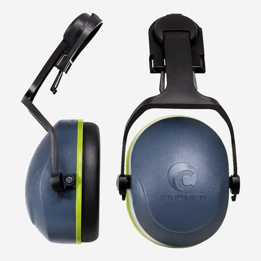 Protetor Auditivo Tipo Concha 17 dB Azul Acoplável Ao Capacete Camper Inter Pro 800218 C.A 51179