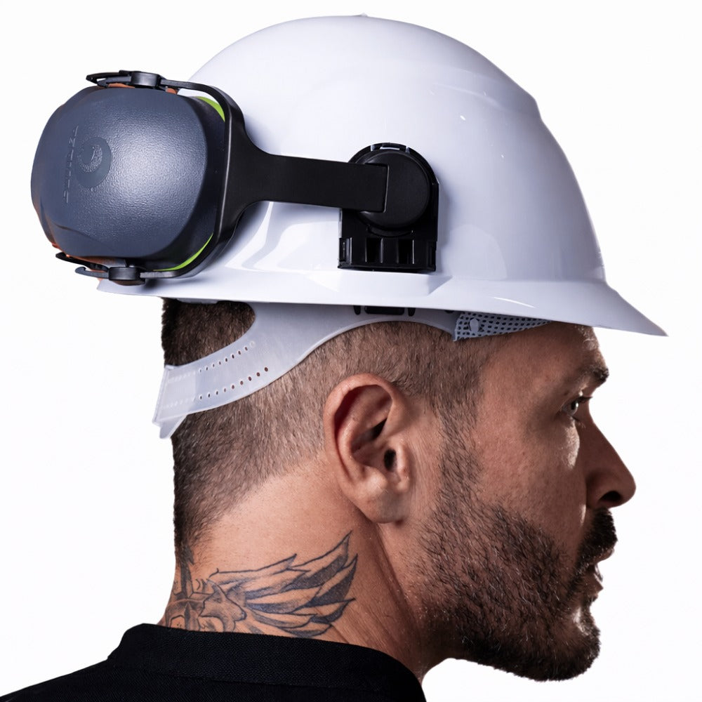 Protetor Auditivo Tipo Concha 17 dB Azul Acoplável Ao Capacete Camper Inter Pro 800218 C.A 51179