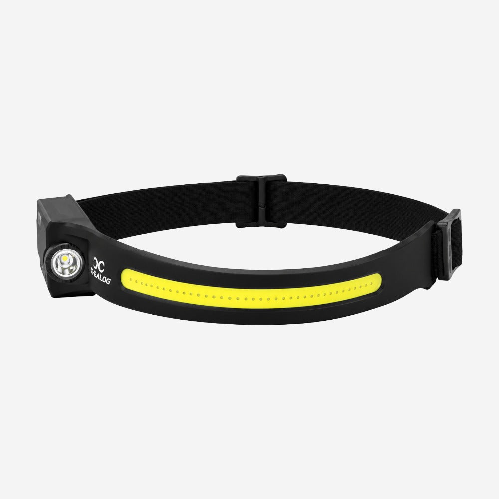 Lanterna de Cabeça 350 lm com Luz 230°, Sensor de Movimento, USB-C e IPX4 para Manutenção e Emergências Steelflex STF-CPTA48617
