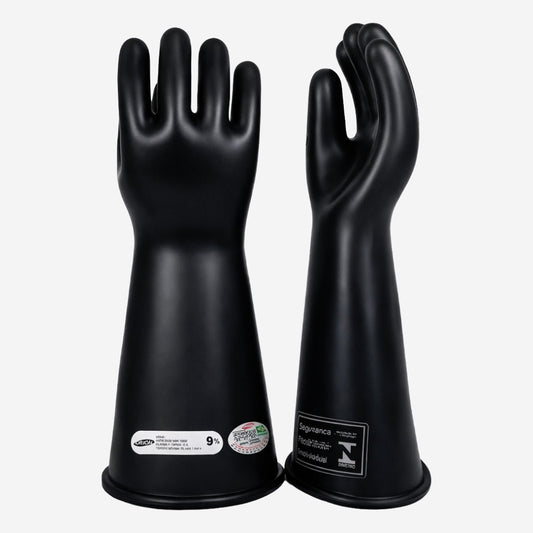 Luva Isolante Elétrica de Borracha Para Alta Tensão Classe 1 Tipo II 10 kV 7500 V Orion C.A 29774