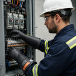 Luva Isolante Elétrica de Borracha Para Alta Tensão Classe 2 Tipo II 20 kV 17000 V Orion CA 29773