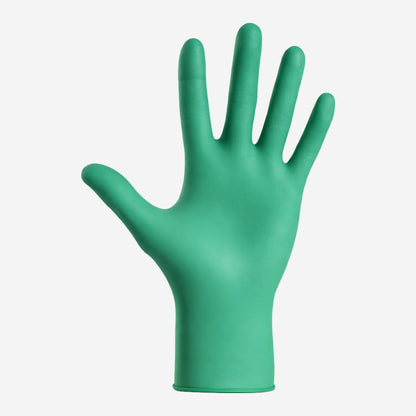 Luva Nitrílica Descartável Biodegradável Reforçada Antiestática Hipoalergênica Verde Caixa com 50 Danny Eco Sensiflex DA-90.114 C.A 45796