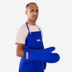 Luva de Proteção 2 Dedos Altas Temperaturas Tecido Especial Azul 60cm Com Forro Benetherm THERM-K 002 C.A 37970