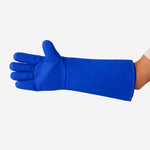 Luva de Proteção 5 Dedos Altas Temperaturas Tecido Especial Azul 45cm Com Forro Benetherm THERM-K 002 C.A 37970